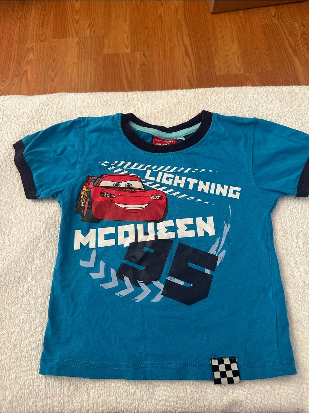 Disney Lightning McQueen Blue Graphic Tee
